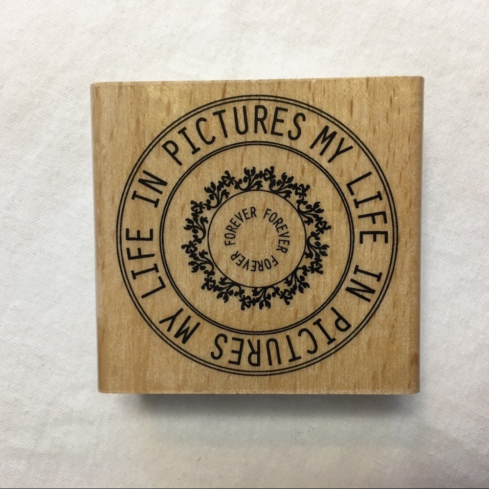 Danielle Johnson My Life In Pictures Rubber Stamp
